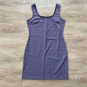 NWT ModCloth purple plaid mini dress